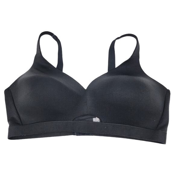 Cacique Black Comfort Bliss Lightly Lined No Wire Full Coverage Bra Size 44D - Picture 2 of 7